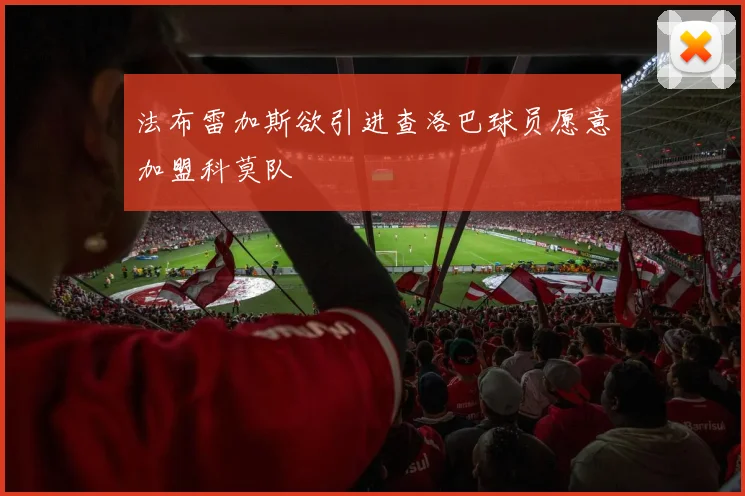 法布雷加斯欲引进查洛巴球员愿意加盟科莫队